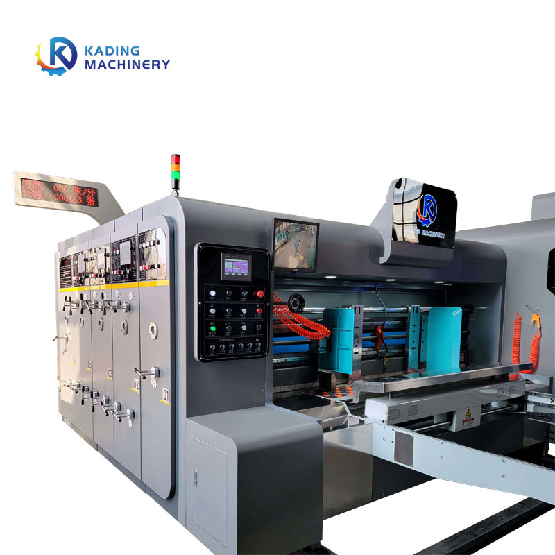 Lead Edge Carton Printer do tektury falistej z atramentowymi okienkami