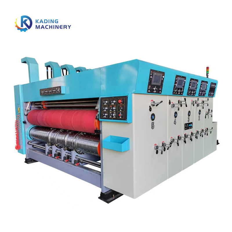 Flexo Ink Carton Printing Machine Automatyczna drukarka do produkcji pudeł z tektury falistej