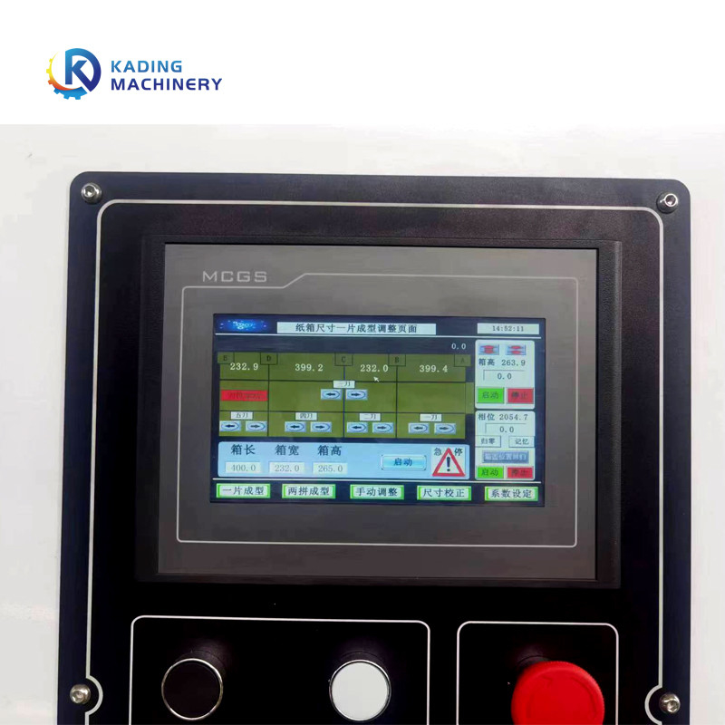 Kompletne automatyczne urządzenia do druku opakowań 200 sztuk na minutę Maksymalny karton Rozmiar 2800 * 1600mm