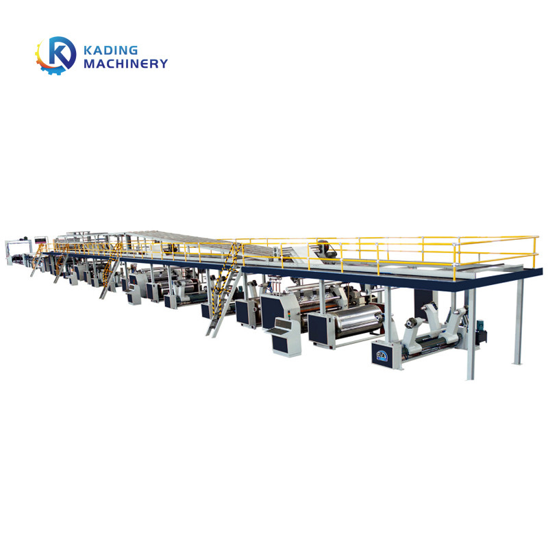 W pełni automatyczna linia do tektury falistej z 7-warstwową maszyną do produkcji arkuszy