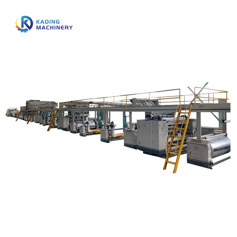 Linia falista 3/5/7 warstw z systemem grzewczym i produkcją papieru o grubości od 1600 do 2200 mm