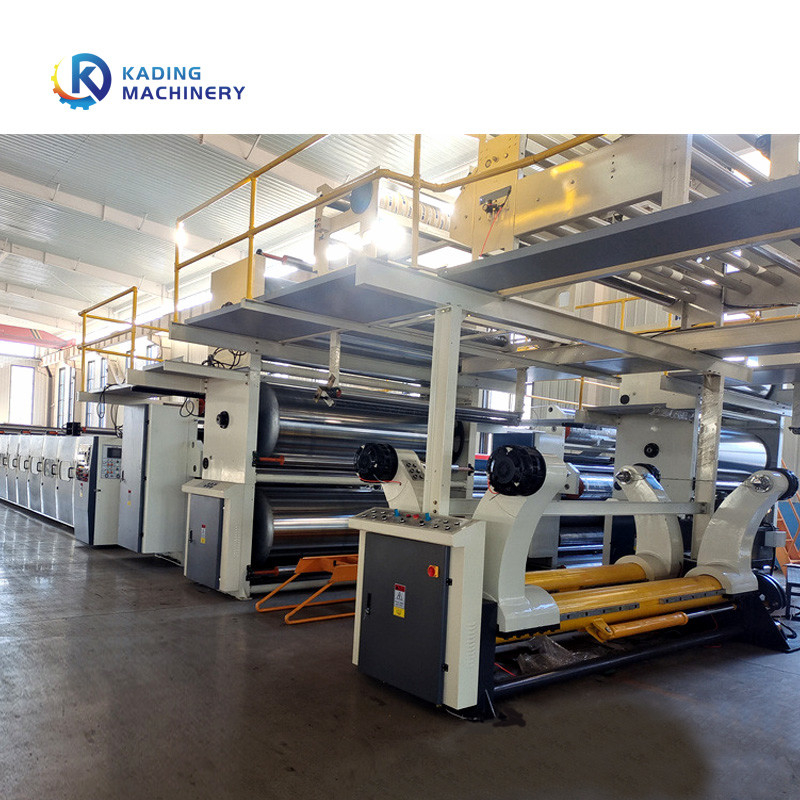 Linia gorącej gorączki parowej Produkcja kartonu falistego dla szerokości papieru 1600 mm