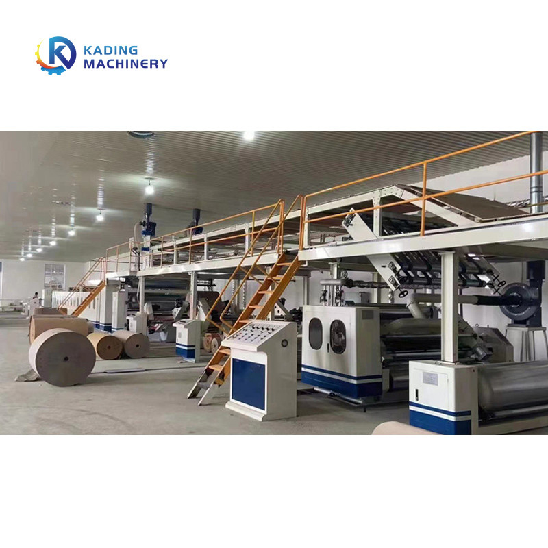 Linia falista 7 warstw 120 m / min do produkcji tektury falistej