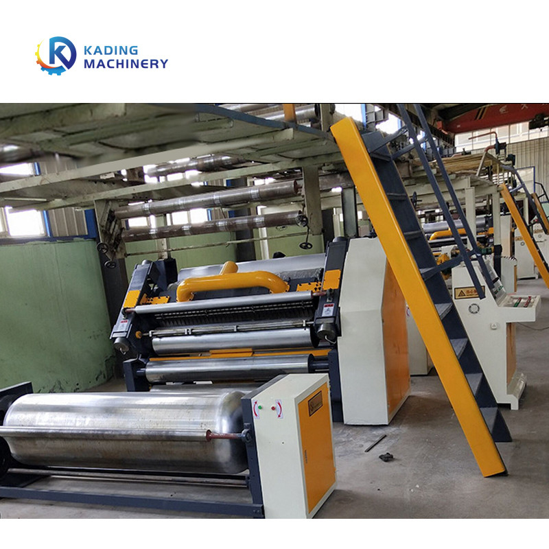 Całkowicie automatyczna linia produkcyjna kartonu falistego z prędkością 180 m/min