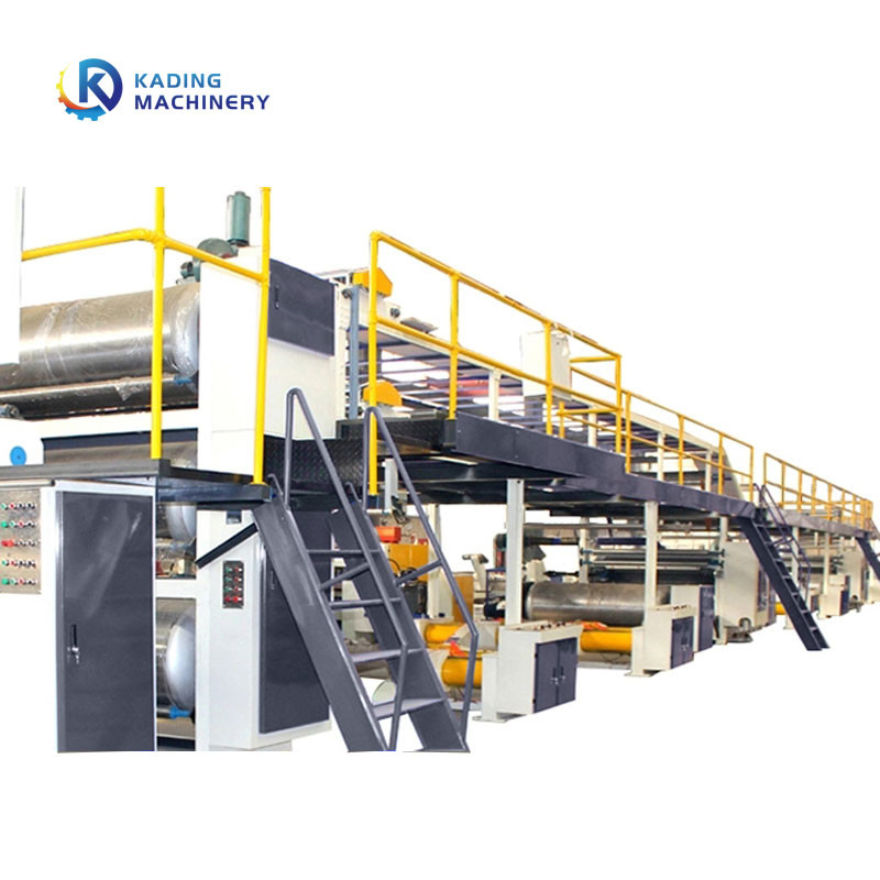 Ogrzewanie parą 3 / 5 / 7 Warstwa linii korogacji z Slitter Scorer Machine