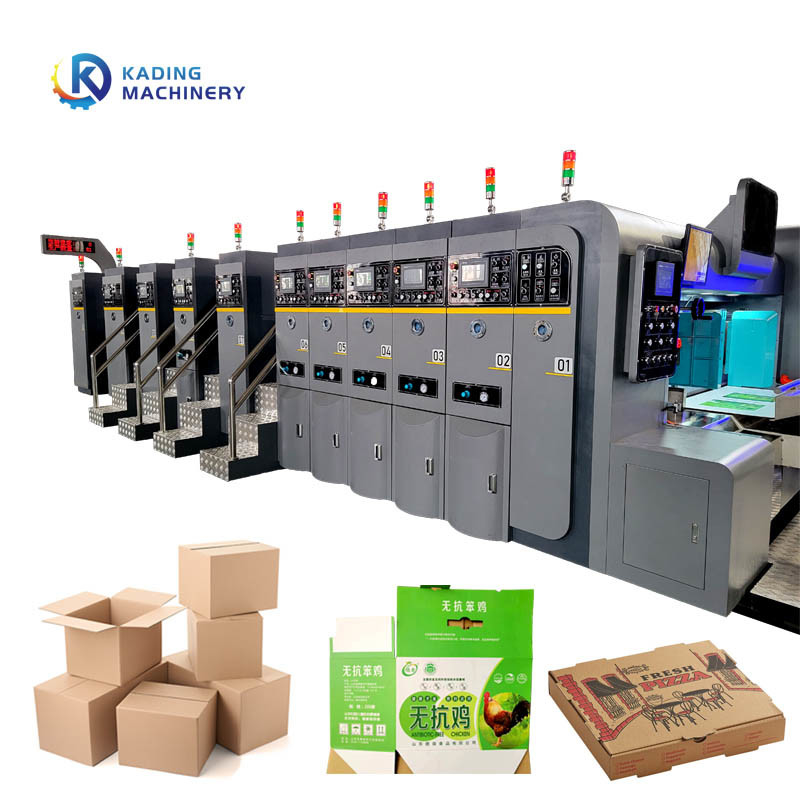 Kompletne automatyczne urządzenia do druku opakowań 200 sztuk na minutę Maksymalny karton Rozmiar 2800 * 1600mm