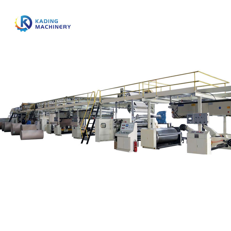 Ogrzewanie parą 3 / 5 / 7 Warstwa linii korogacji z Slitter Scorer Machine