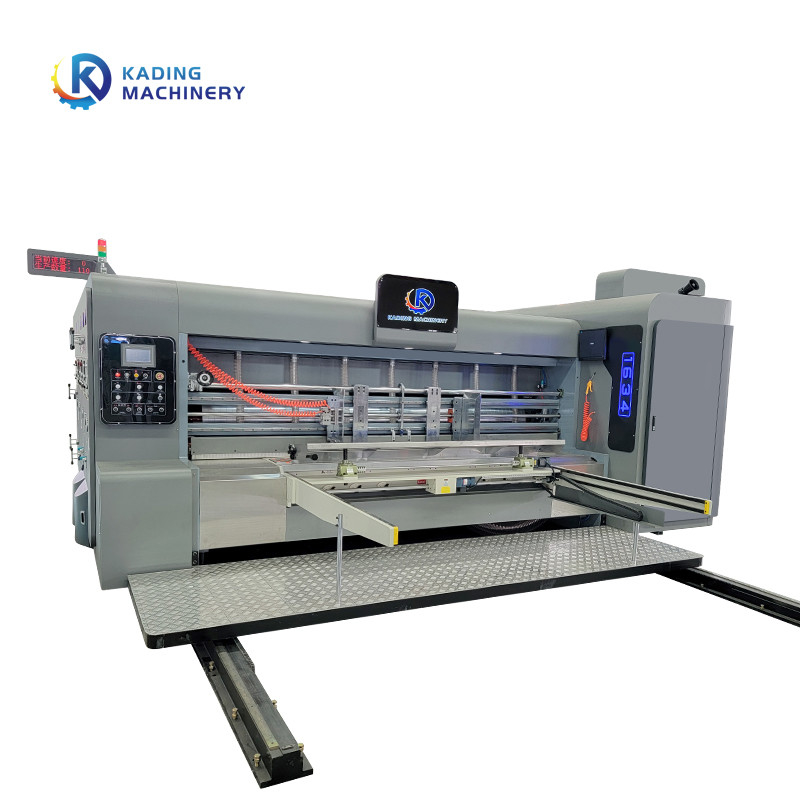 Drukarka z kartonu falistego z serwo silnikiem z rotary slotting die cutter